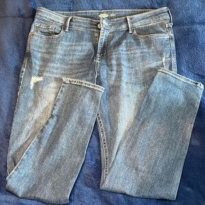 NWOT Old Navy Rockstar Super Skinny Blue Jeans